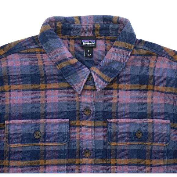 Patagonia Long Sleeve Cotton Fjord Flannel Shirt Women's Small - Picture 3 of 6